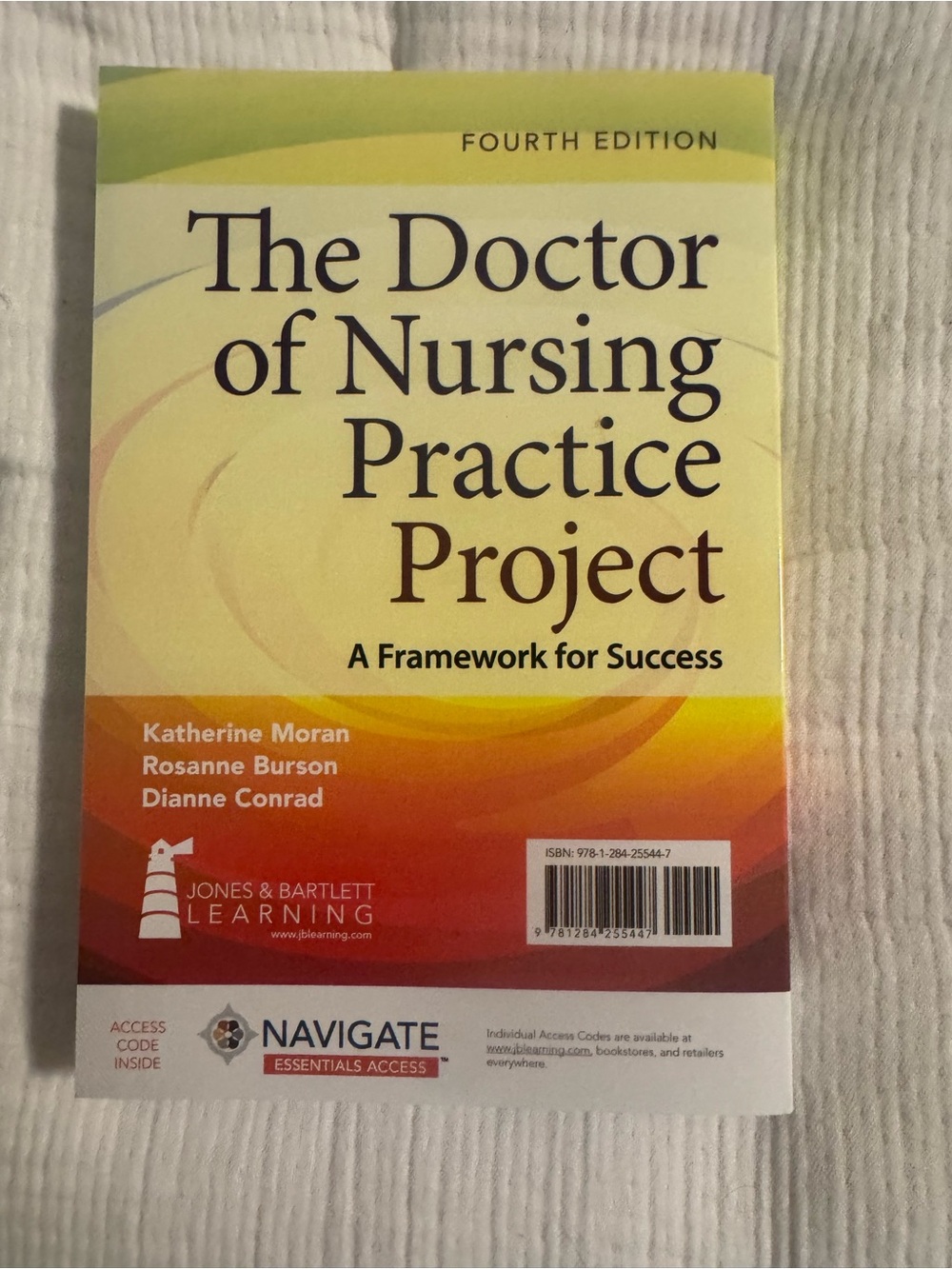 The Doctor of Nursing Practice Project — Yellow Gradient Paperback